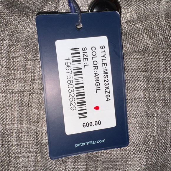 Peter Millar Crown Crafted Summer Journeyman Plaid Linen Wool Vest in Argil - Picture 10 of 15